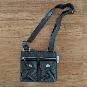 NWT Danier Genuine Leather Crossbody Bag